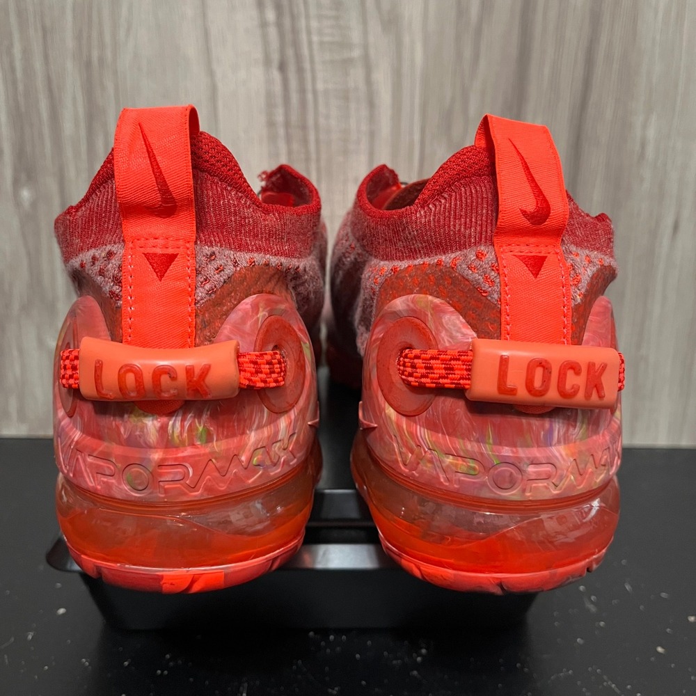 Nike Air VaporMax 2020 Flyknit 'Team Red' Mens Size 8 Womens 9.5 CT1823-600 - Picture 5 of 9